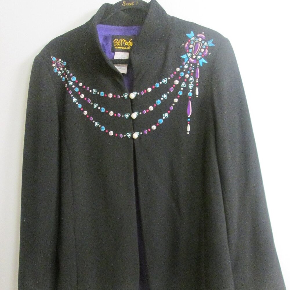 Bob Mackie Wearable Art Jacket - image 1